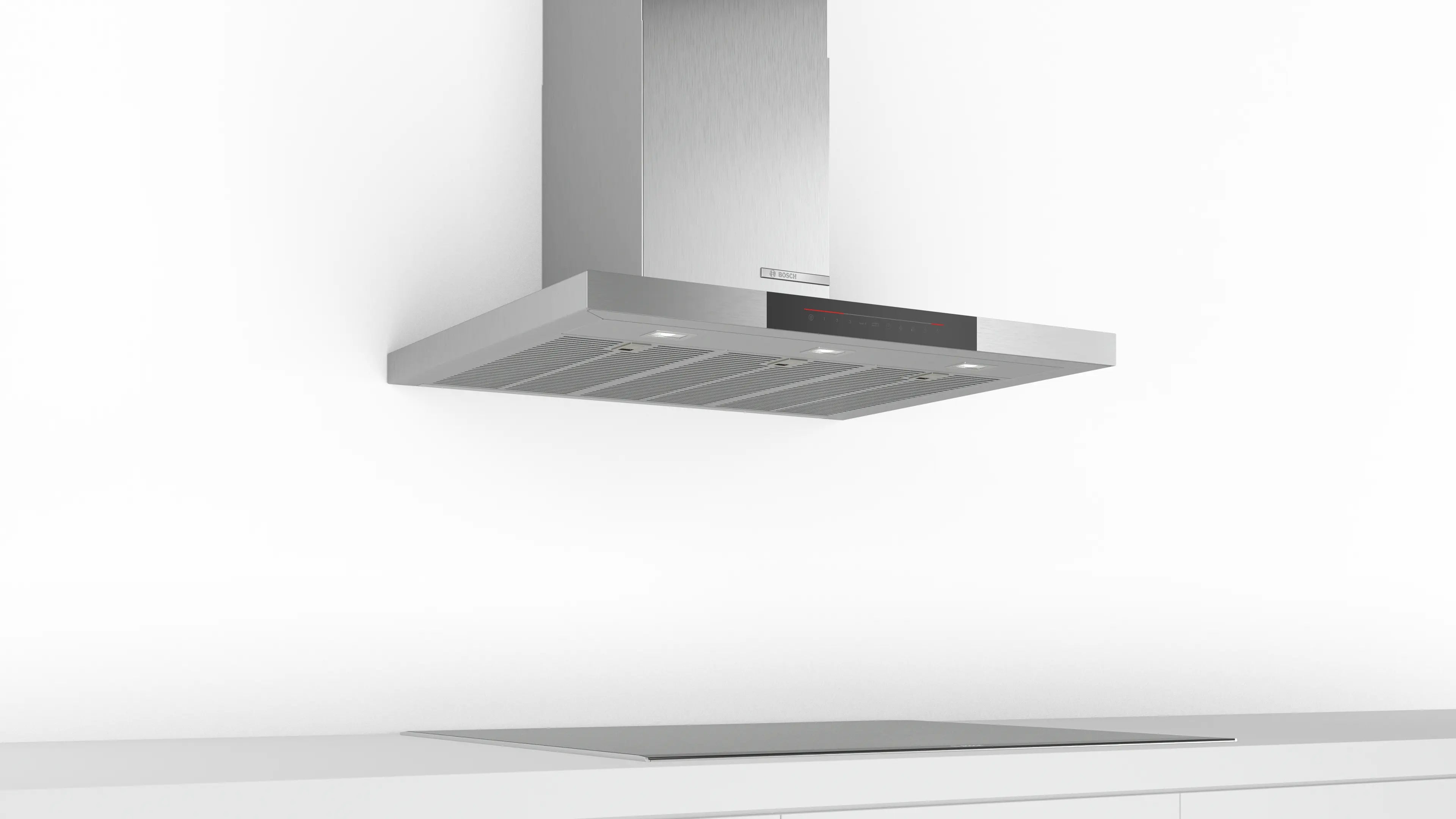 Bosch DWB98JQ50B wall-mounted cooker hood in stainless steel, further view 5