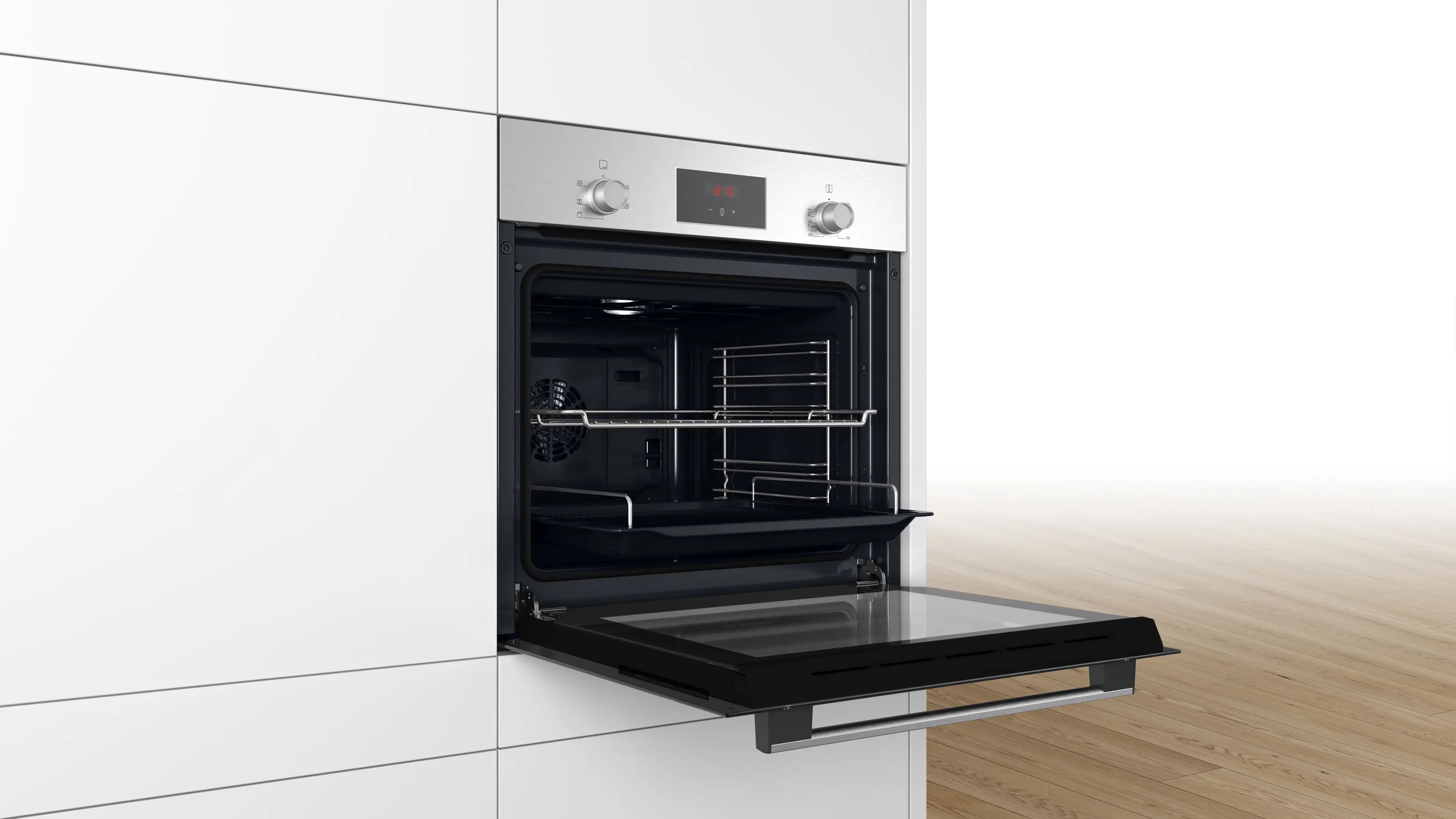 Bosch HHF113BR0B built-in oven in stainless steel, further view 4