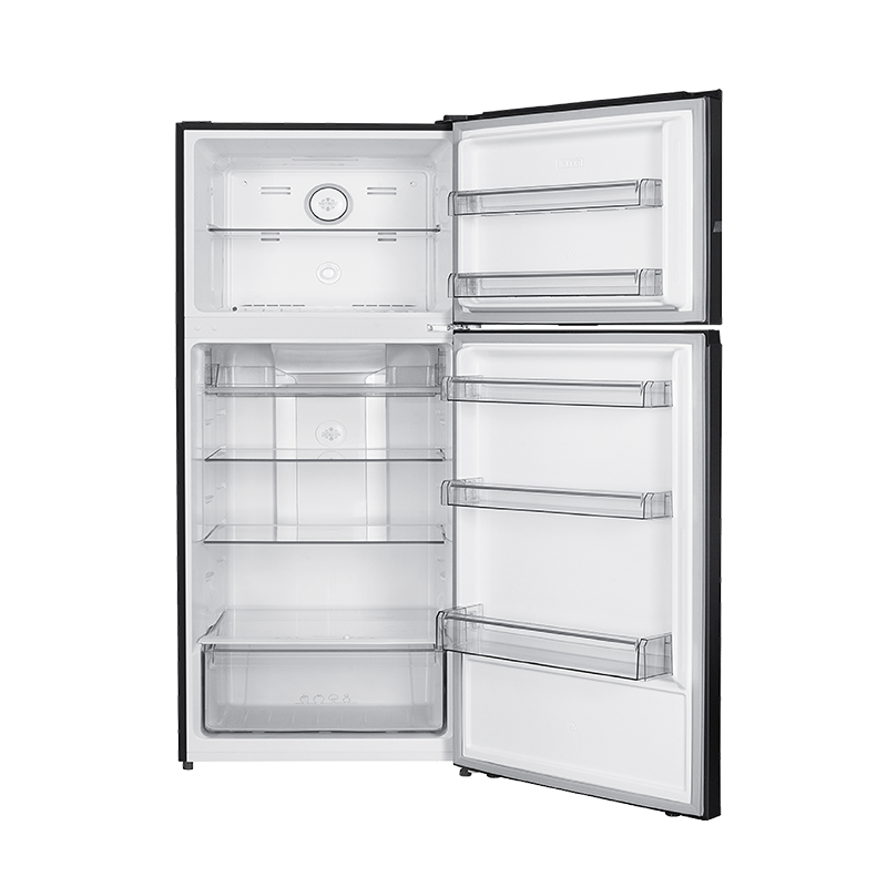 Mayer MMFT450MG two-door frost free top mount freezer refrigerator, further view 5