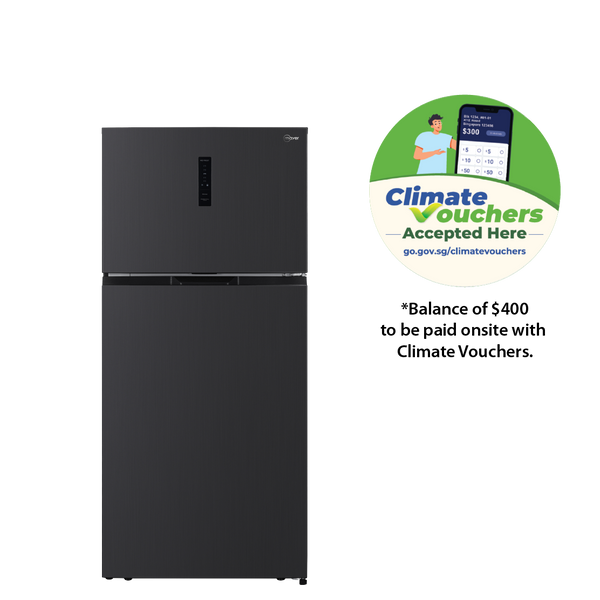 MMFT450MG — 480L 2-Door Frost Free Top Mount Freezer Fridge
