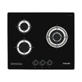 Mayer MMGH633HI three-burner glass gas hob, LPG, 600 mm wide