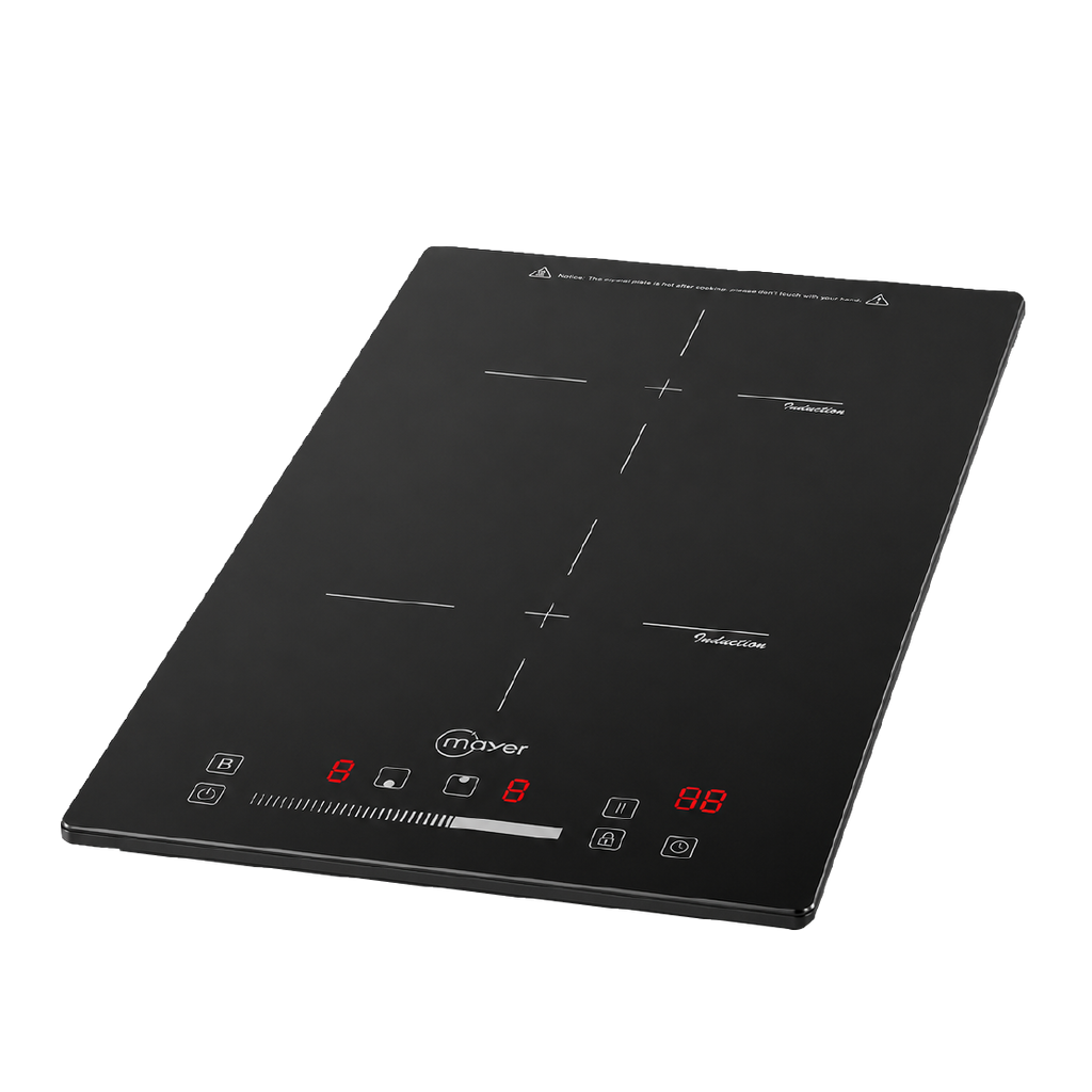 Mayer MMIH32ECS two-zone domino induction hob with slider control, further view 3