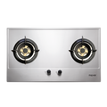 Mayer MMSS772HI two-burner stainless steel gas hob, LPG, 750 mm wide