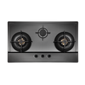 MMSS7731HI 75cm 3 Burners Stainless Steel (Gun Metal Finishing) Gas Hob (Town Gas)