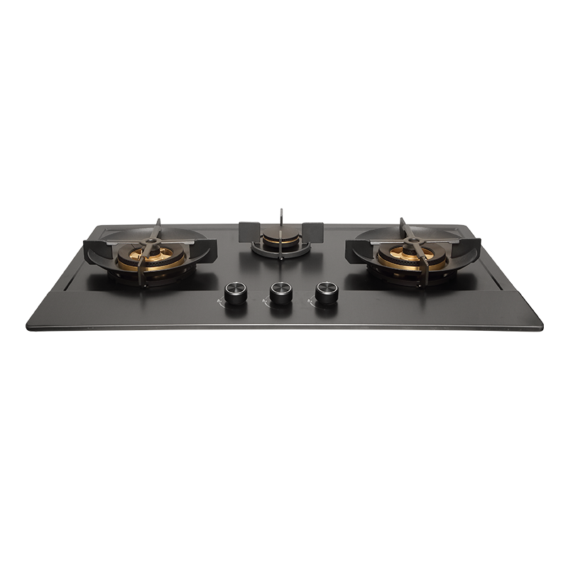 MMSS7731HI 75cm 3 Burners Stainless Steel (Gun Metal Finishing) Gas Hob (Town Gas)