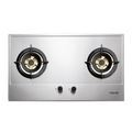 Mayer MMSS882HI two-burner stainless steel gas hob, LPG, 860 mm wide