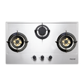 Mayer MMSS883HI three-burner stainless steel gas hob, LPG, 860 mm wide