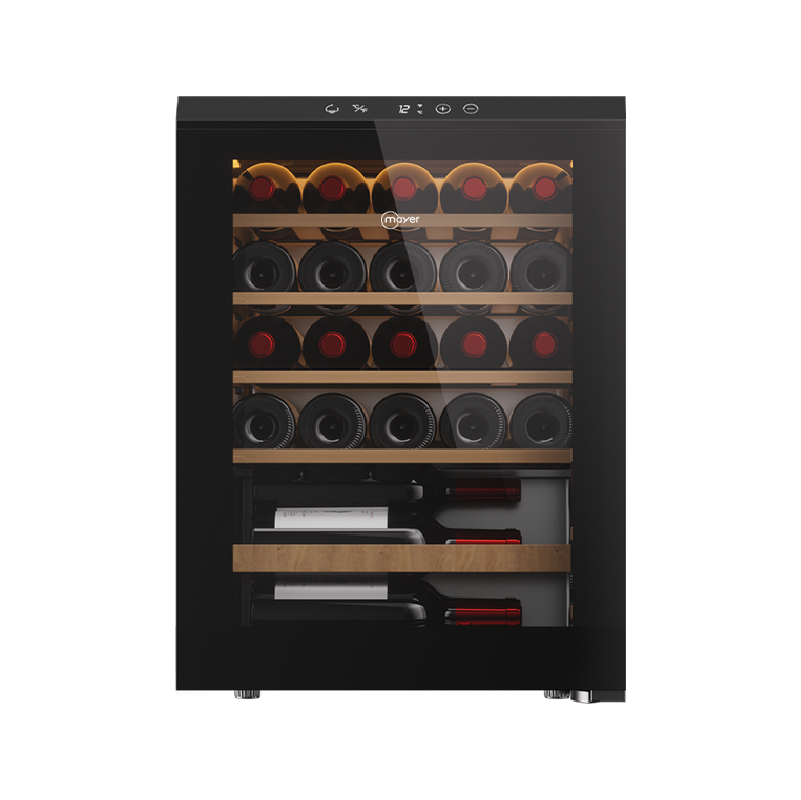 MMWC20BCS 20 Bottles Wine Chiller Triple Glass with Anti-UV