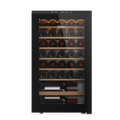 MMWC34BCS 34 Bottles Wine Chiller Triple Glass with Anti-UV
