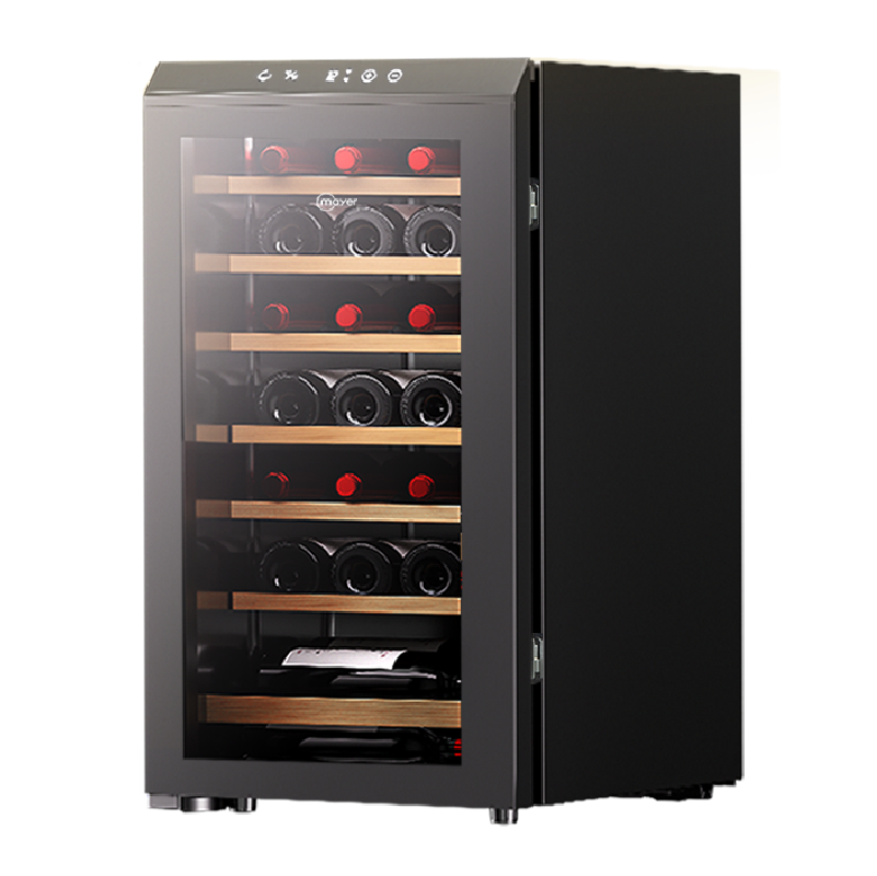MMWC34BCS 34 Bottles Wine Chiller Triple Glass with Anti-UV