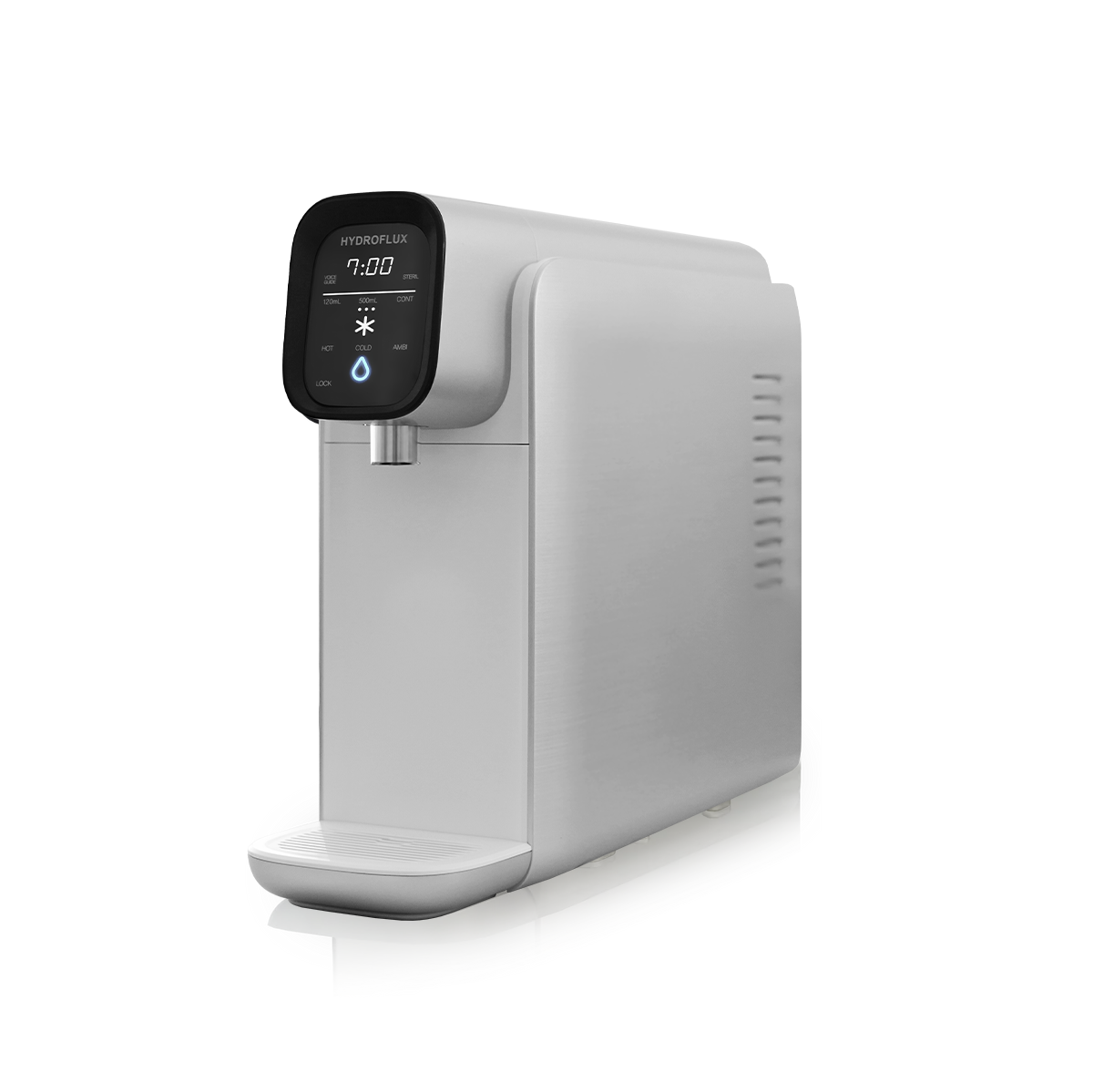 Hydroflux NAMI slim tankless water purifier, further view 2