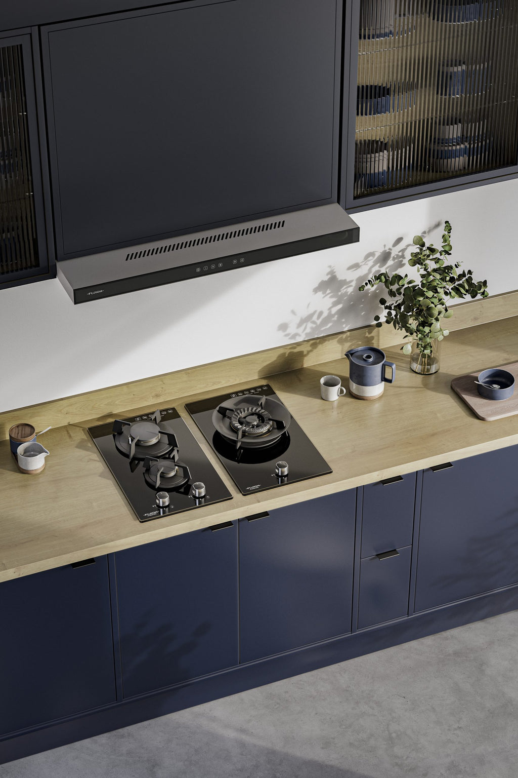 Fujioh FH-GS2515 SVGL single-burner domino gas hob, further view 4