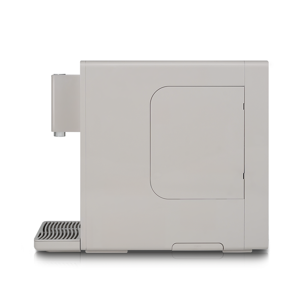 Hydroflux PILSU compact water purifier in Sandy Beige, further view 3