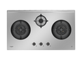 Fujioh FH-GS6830 SS three-burner gas hob in stainless steel, 880 mm wide