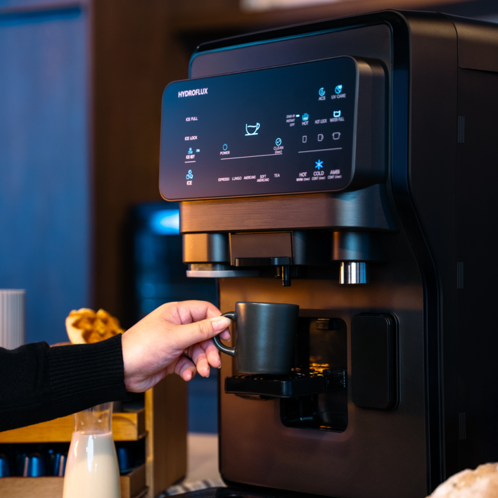 Hydroflux BREW capsule coffee machine and water purifier, further view 6