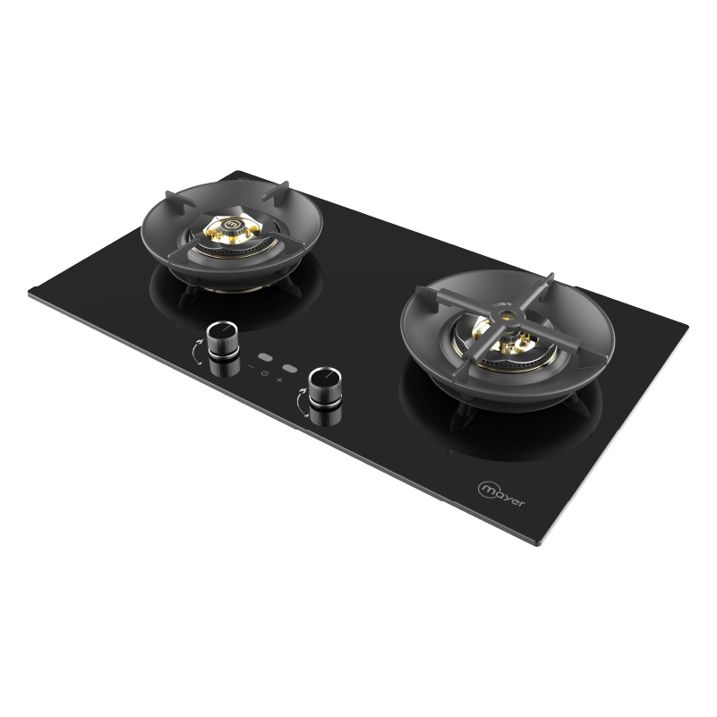 Mayer MMGH278HI two-zone glass gas hob, LPG, further view 2