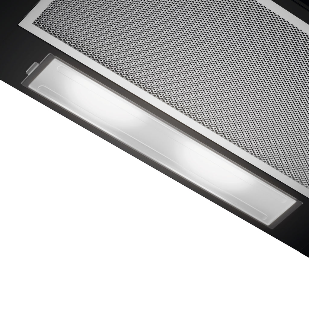 ECP6311GB 60cm extractor hood grease filter and light strip detail
