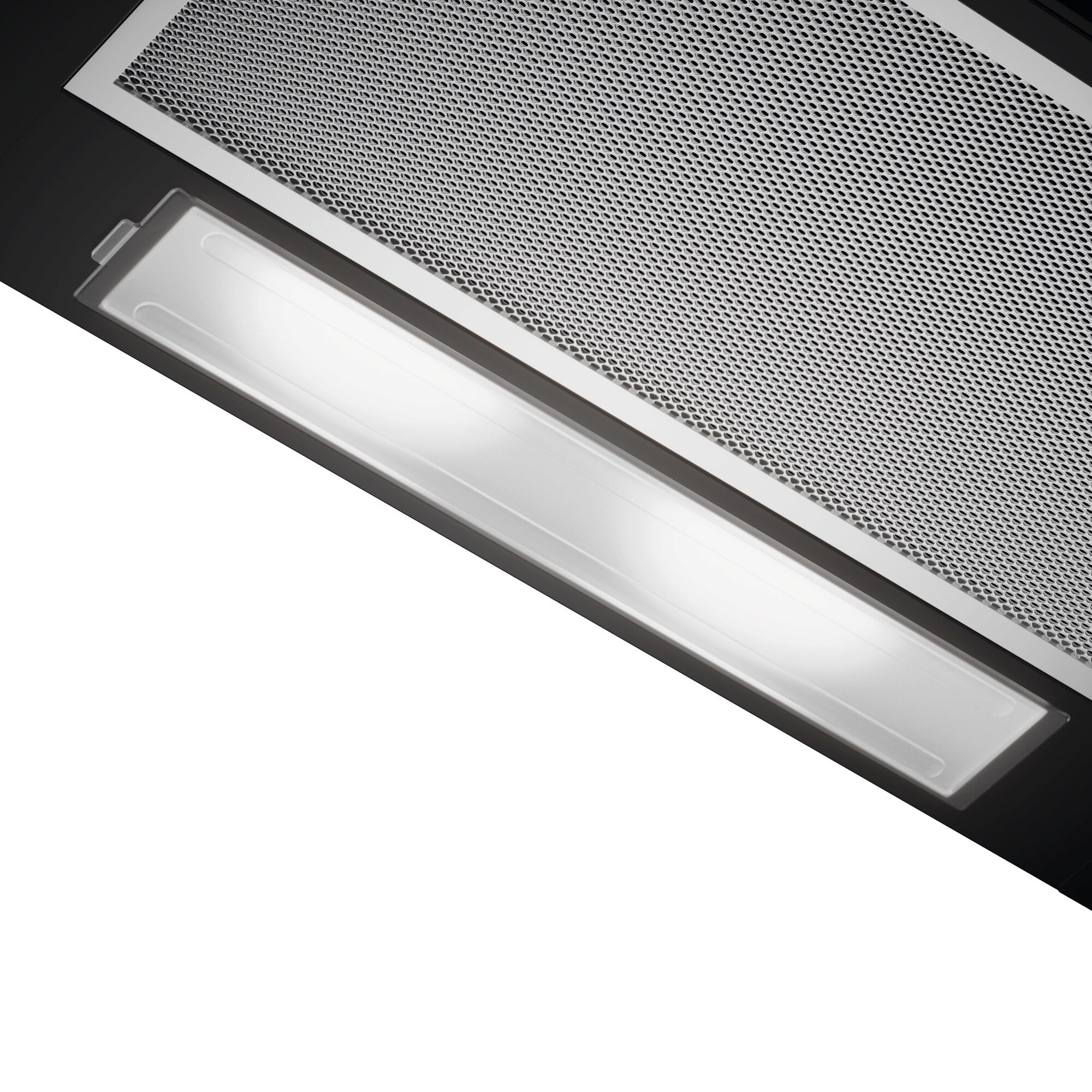 ECP6311GB 60cm extractor hood grease filter and light strip detail