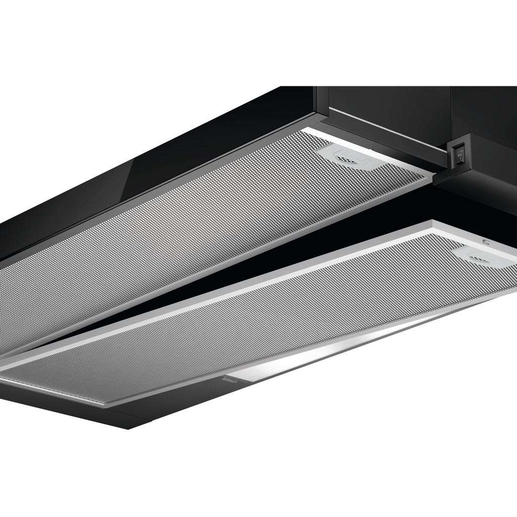 ECP9311GB 90cm extractor hood twin aluminium grease filters detail