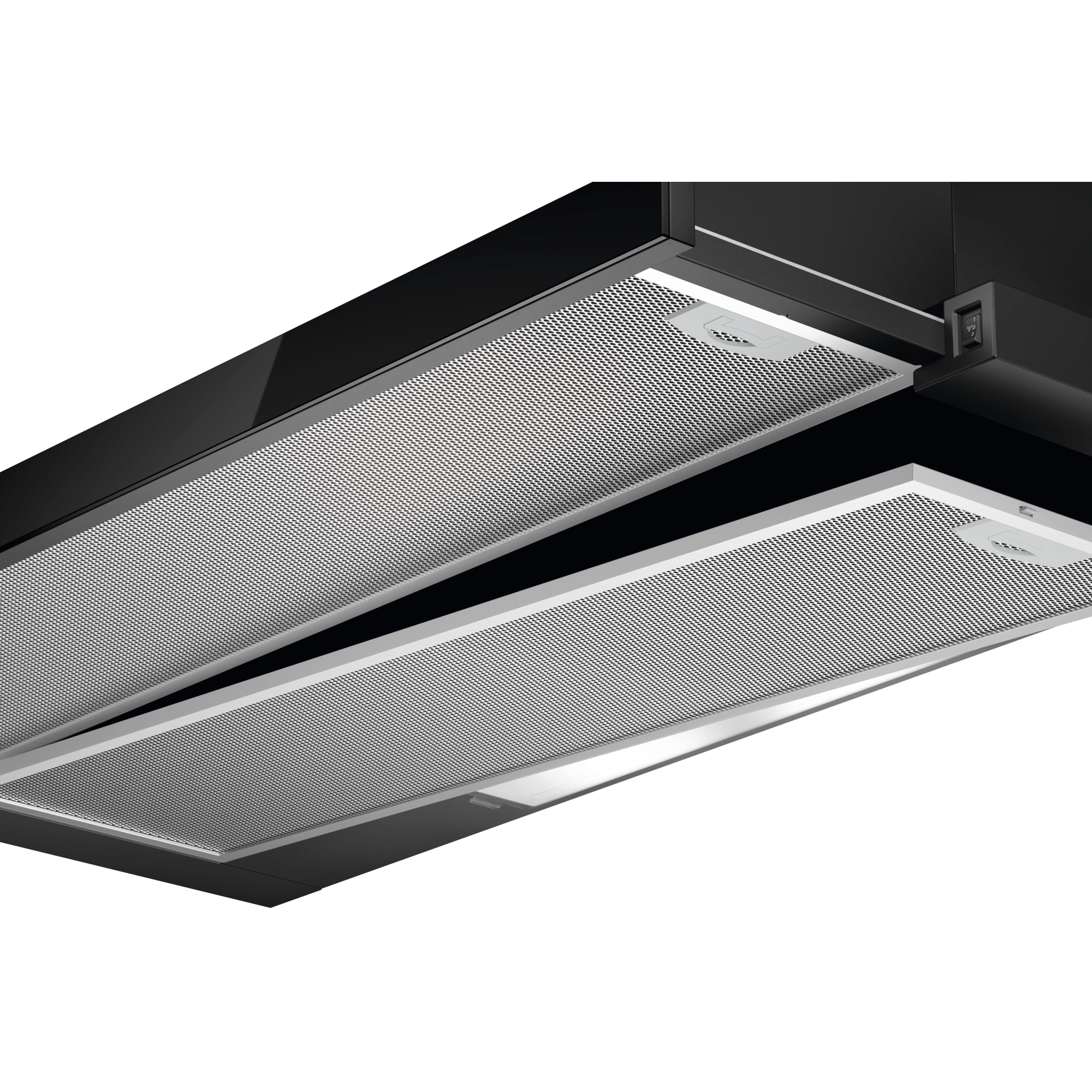 ECP9311GB 90cm extractor hood twin aluminium grease filters detail