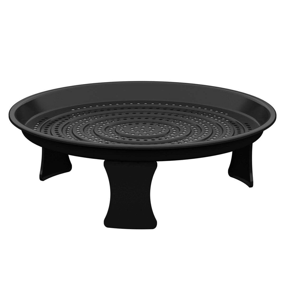 EMSB30XCF built-in combination microwave oven accessory, perforated AirFry tray on stand
