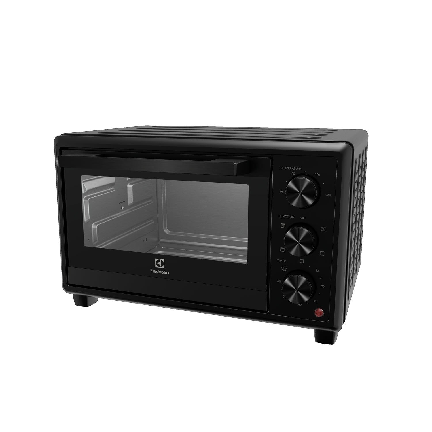 EOT2115X 21L UltimateTaste 500 electric oven, angled right view with door closed