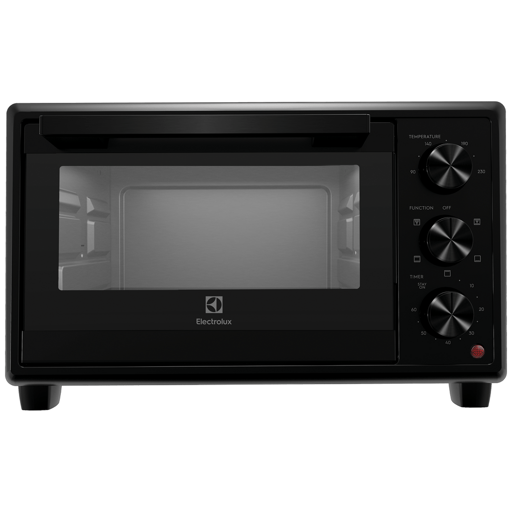 EOT2115X 21L UltimateTaste 500 freestanding electric oven, front view with door closed