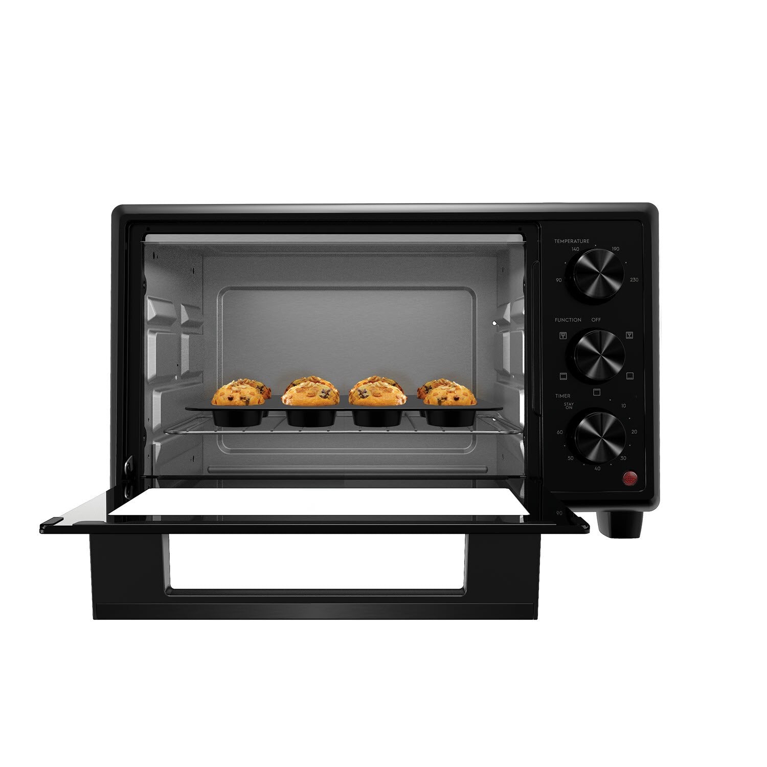 EOT2115X 21L UltimateTaste 500 electric oven baking muffins