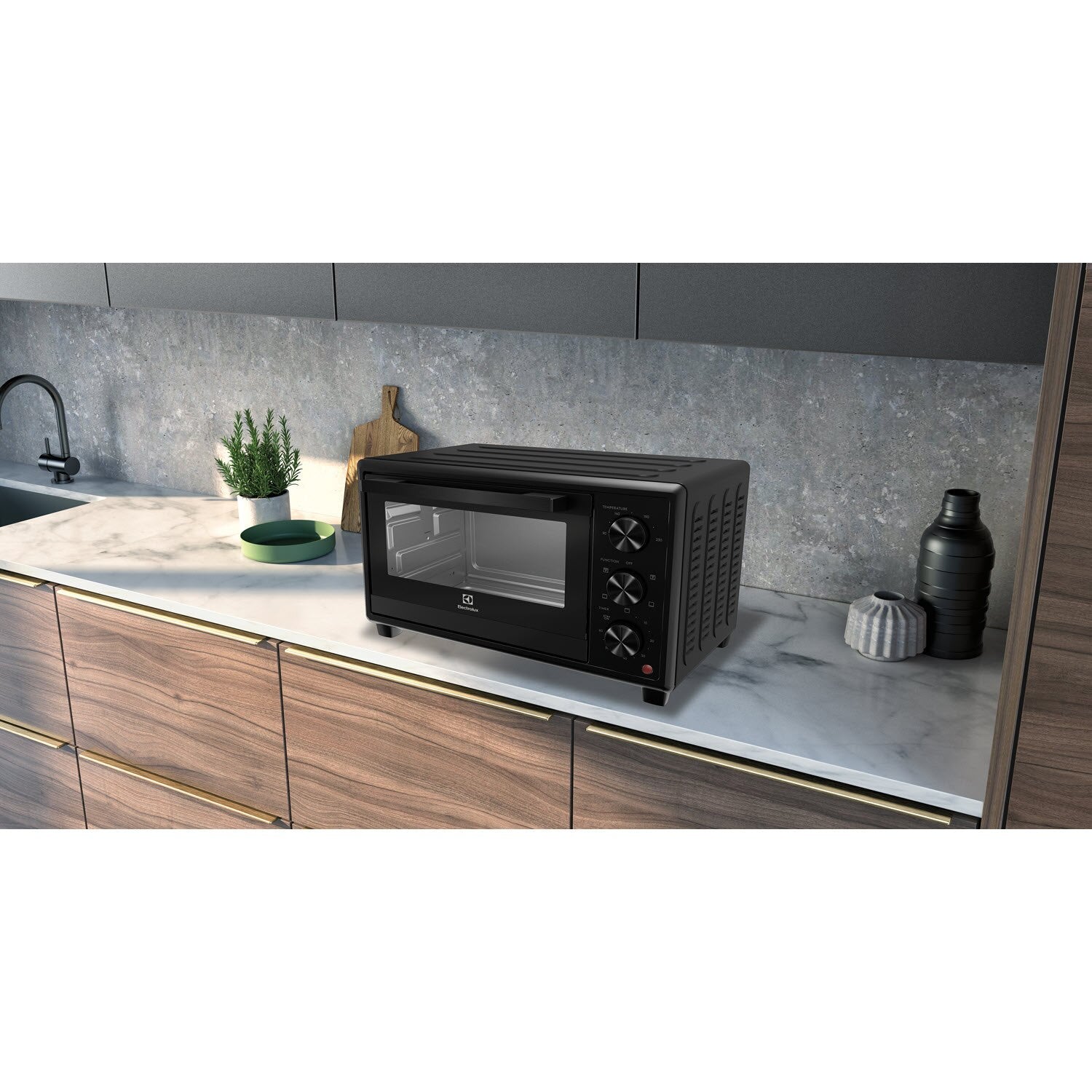 EOT2115X 21L UltimateTaste 500 electric oven on a kitchen countertop