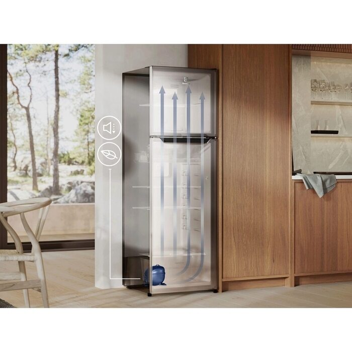 ETM4200A-B refrigerator DynamicAir airflow circulation illustration
