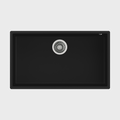 Teka Square 72.40 TG undermount single bowl Tegranite+ sink, 80 cm, granite composite