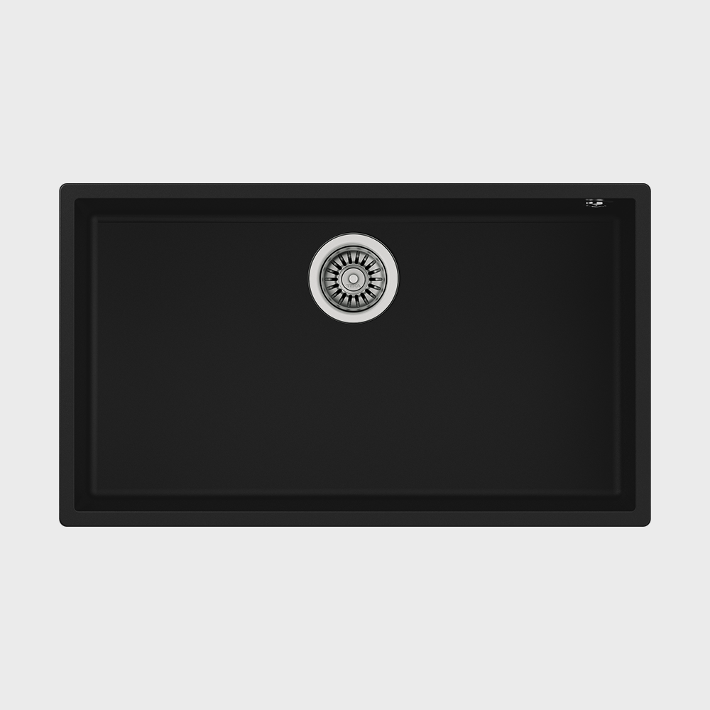 Teka Square 72.40 TG undermount single bowl Tegranite+ sink, 80 cm, granite composite