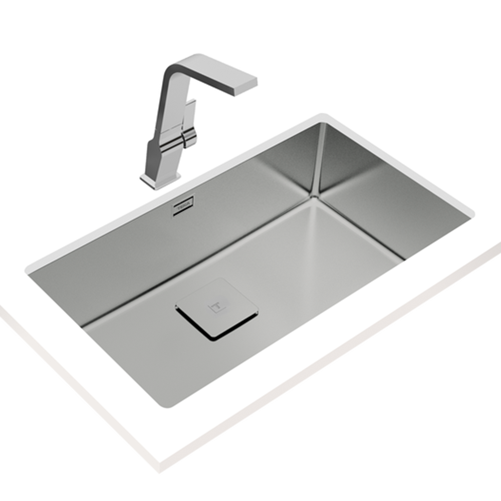 Teka FlexLinea RS15 71.40 single bowl stainless steel kitchen sink, further view 6