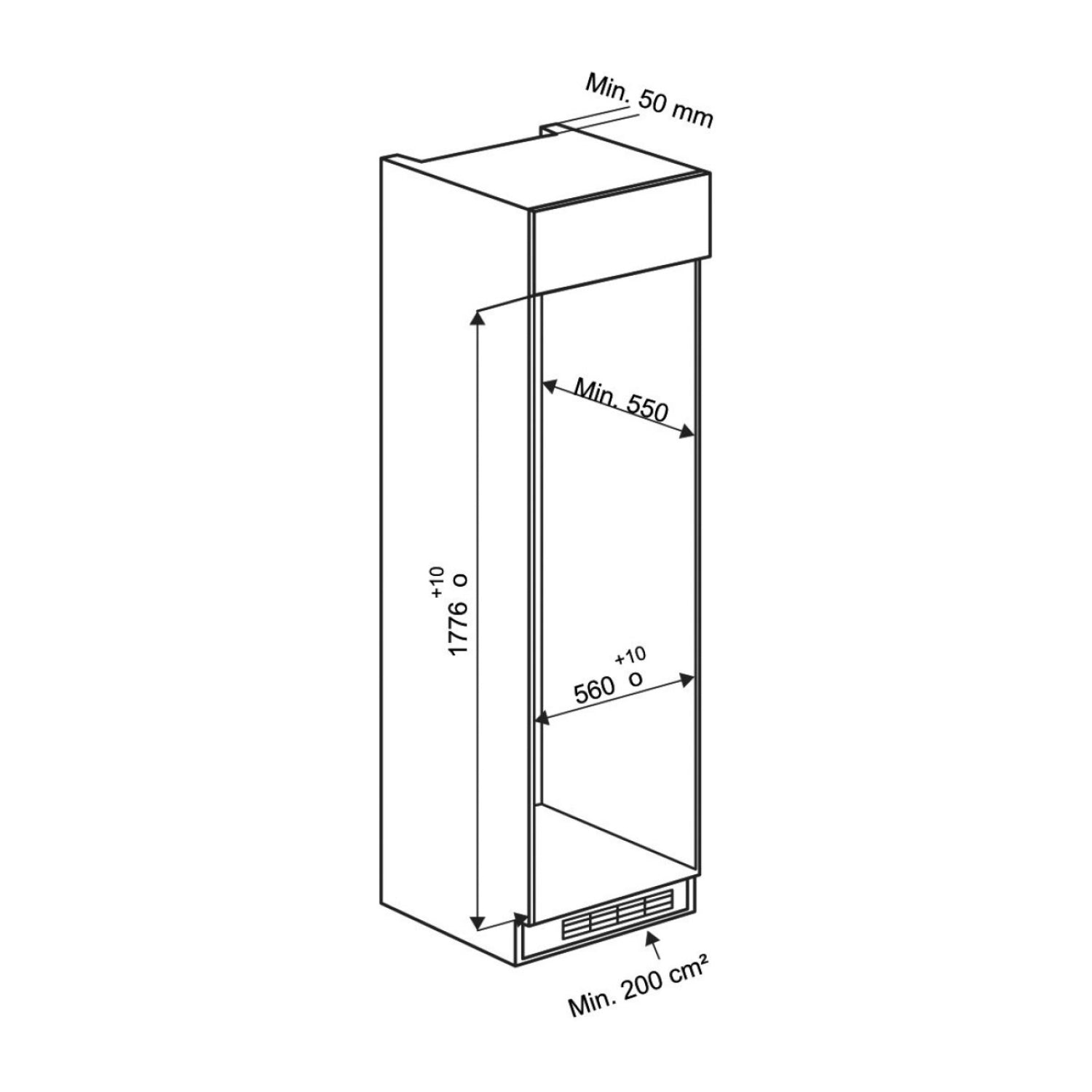 Teka RBF 330 FI MY built-in no frost fridge freezer, further view 4