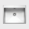 Teka INTRO 60 top mount single bowl stainless steel kitchen sink, 60 cm
