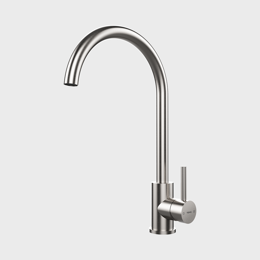 UNI 9310 XP Stainless steel single lever kitchen ECO tap