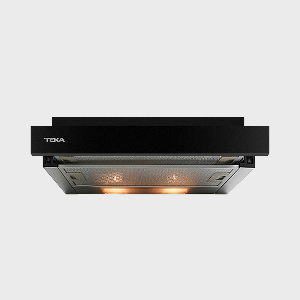 TLR2 62 BK 60cm slimline telescopic pull-out hood with
