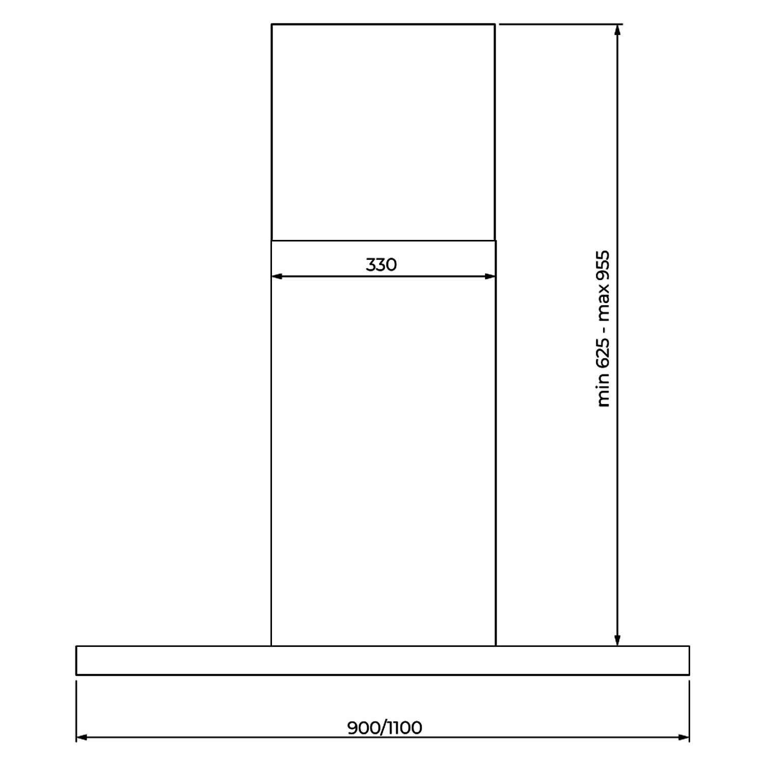 Teka DHP 98760 SOS chimney cooker hood, further view 6