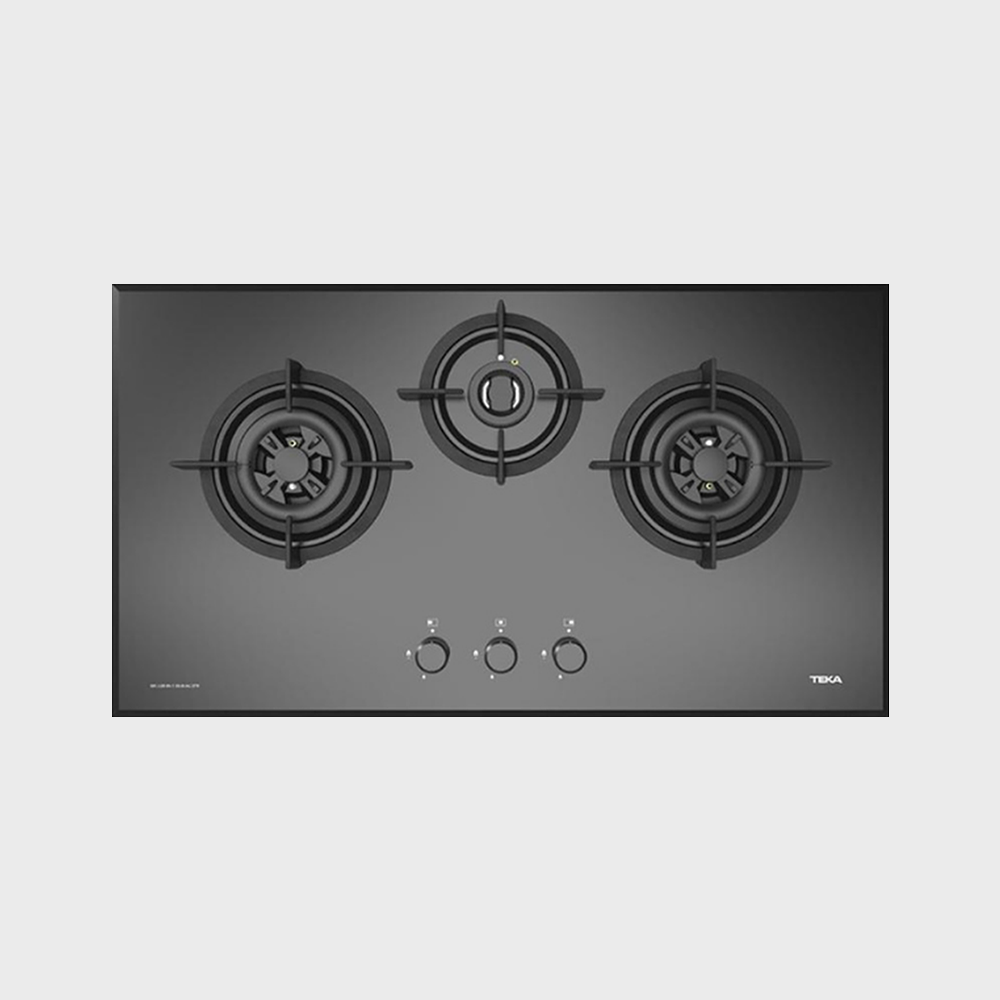 Teka GK LUX 86.1 3G three-burner gas-on-glass hob, 860 mm wide, 720 mm cutout