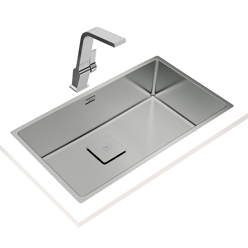 Teka FlexLinea RS15 71.40 single bowl stainless steel kitchen sink, further view 7