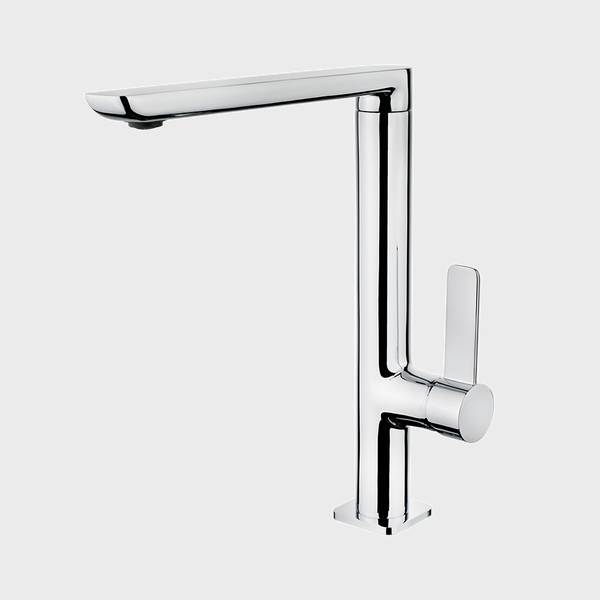 FO 915 — High spout kitchen tap in minimalistic design