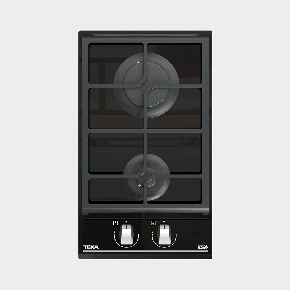 Teka GZC 32300 two-burner domino gas hob, 300 mm wide, 280 mm cutout
