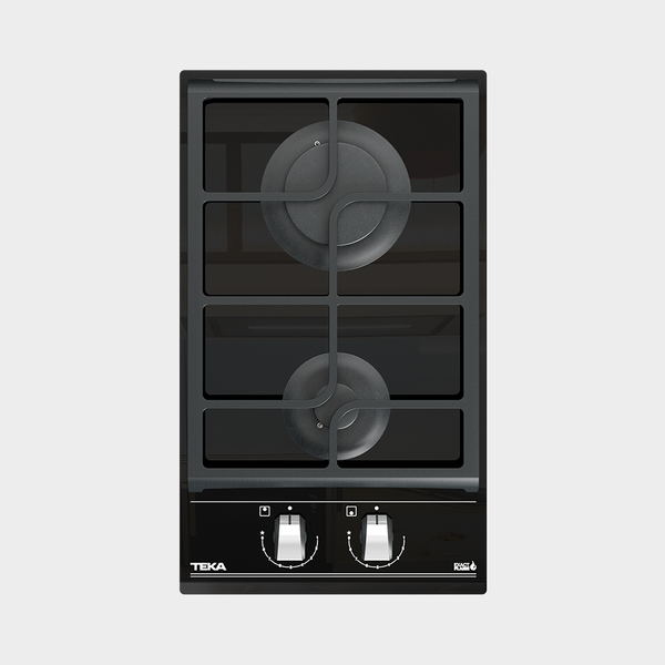 GZC 32300 — 30cm modular double cooking zone gas on glass hob with ExactFlame