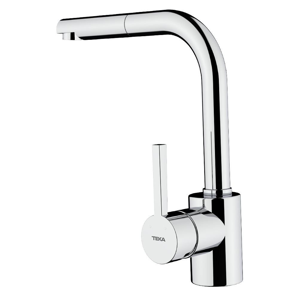 Teka ARK 938 single lever kitchen mixer tap with pull-out spray, further view 3
