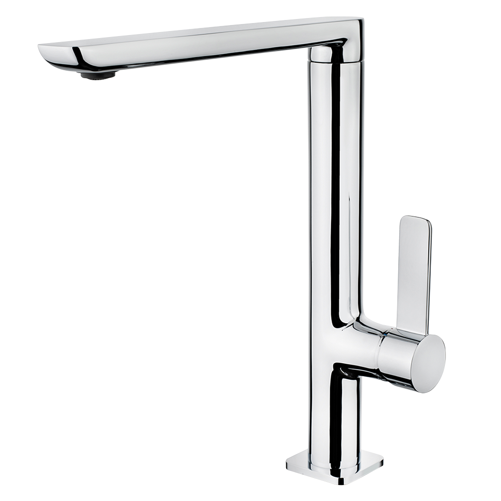 Teka FO 915 single lever kitchen mixer tap with a tall spout, further view 2