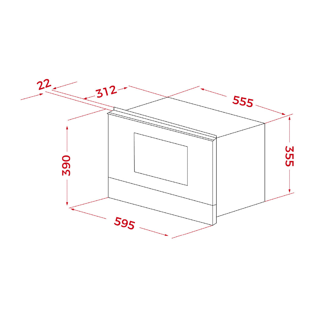 ML 82 Infinity G1 22 litres built-in microwave + grill with