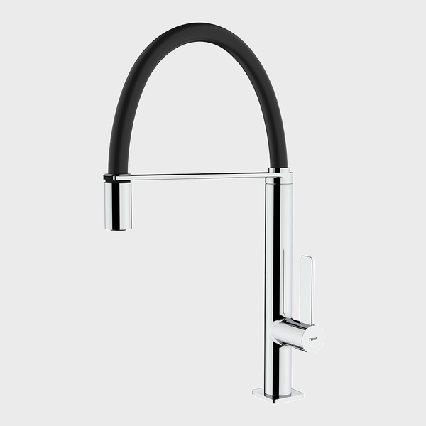 FO 937 — Semi-professional kitchen tap with pull-down shower