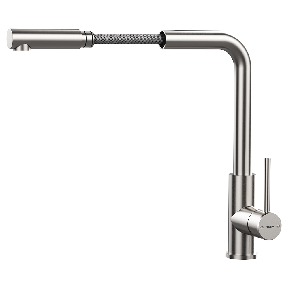 UNI 9331 XP Stainless steel single lever kitchen ECO tap