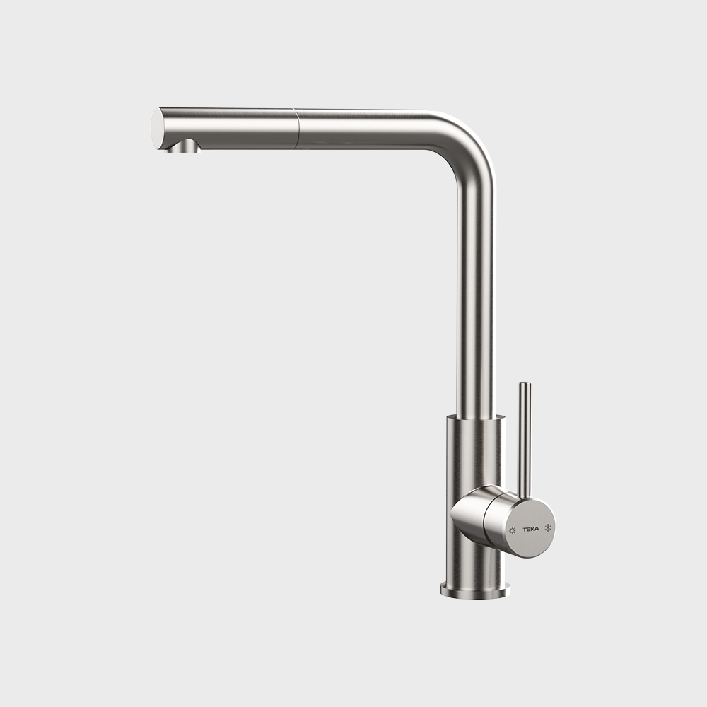 UNI 9331 XP Stainless steel single lever kitchen ECO tap