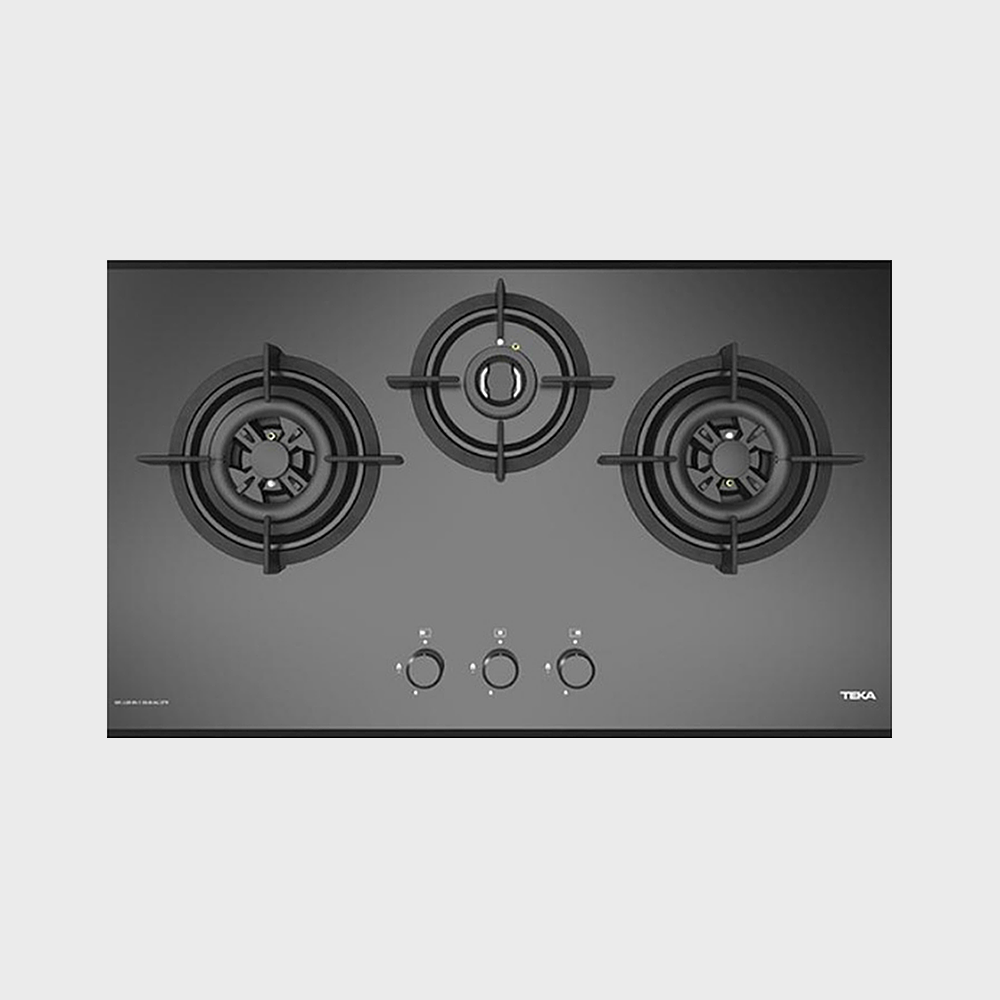 Teka GK LUX 78.1 3G three-burner gas-on-glass hob, 780 mm wide, 715 mm cutout